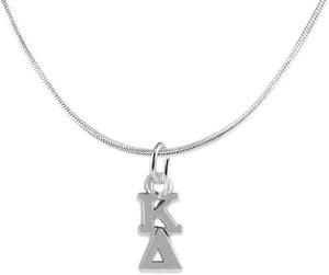 Kappa Delta - Licensed Sorority Jewelry Manufacturer, Adjustable Lavaliere/Necklace Hypoallergenic Safe-No Nickel, No Lead, And No Poisonous Cadmium