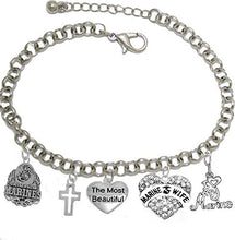 Most Beautiful Marine Wife Bracelet, Hypoallergenic, Will NOT Irritate Anyone with Sensitive Skin. Safe- Nickel, Lead and Cadmium Free