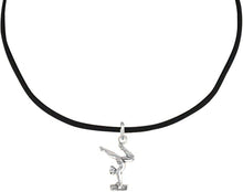 Gymnast On Balance Beam Necklace, Adjustable, Hypoallergenic, Nickel, Lead & Cadmium Free!
