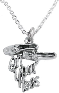 On Your Toes Ballet Adjustable Hypoallergenic Necklace