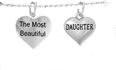 Children's, The Most Beautiful Daughter, Adjustable, Hypoallergenic, Safe-Nickel, Lead, Cadmium Free