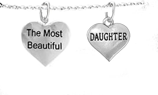 Children's, The Most Beautiful Daughter, Adjustable, Hypoallergenic, Safe-Nickel, Lead, Cadmium Free