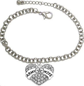 The Army Wife Hypoallergenic Bracelet, Safe-Nickel, Lead, Cadmium Free