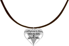 Firefighter, My Son is My Hero Adjustable Necklace, Hypoallergenic, Safe-Nickel, Lead, Cadmium Free