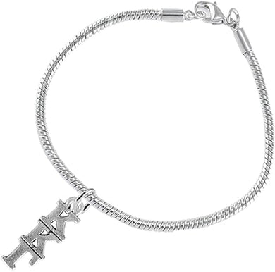 Kappa Kappa Gamma - Licensed Sorority Jewelry Manufacturer, Hypoallergenic Safe Lavalier Bracelet