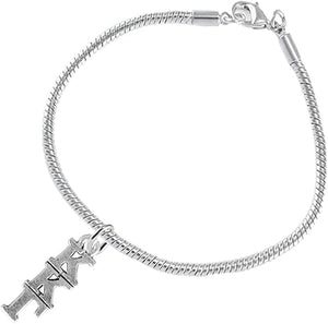 Kappa Kappa Gamma - Licensed Sorority Jewelry Manufacturer, Hypoallergenic Safe Lavalier Bracelet