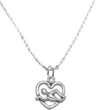 I Love Swimming Necklace Adjustable Hypoallergenic, Safe-Nicke Free, No Poisonous Lead Or Cadmium