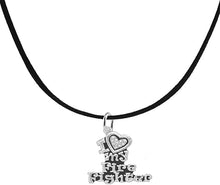 Firefighter, I Love My Firefighter, Genuine Crystal, Necklace, Hypoallergenic, Safe-Nickel, Lead, Free