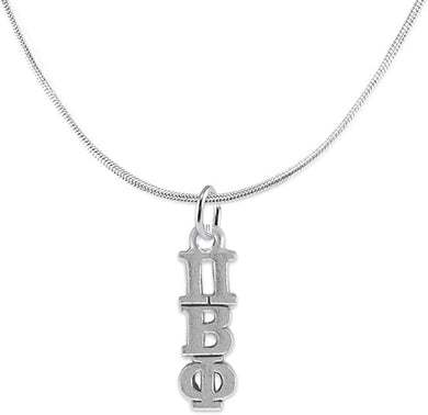 Pi Beta Phi, Authorized Sorority Jewelry Manufacturer, Adjustable Thin Snake Chain Lavaliere/Necklace, Hypoallergenic, Safe-No Nickel, No Lead, And No Poisonous Cadmium