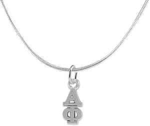 Alpha Phi - Licensed Sorority Jewelry Manufacturer, Hypoallergenic Safe Lavalier Necklace