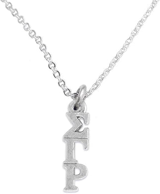 Sigma Gamma Rho-Licensed Sorority Jewelry Manufacturer, Adjustable Cable Chain Lavaliere/Necklace, Hypoallergenic Safe-No Nickel, No Lead, And No Poisonous Cadmium