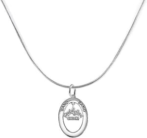 Marching Band Chick, Hypoallergenic Adjustable Necklace, Safe-Nickel, Lead and Cadmium Free