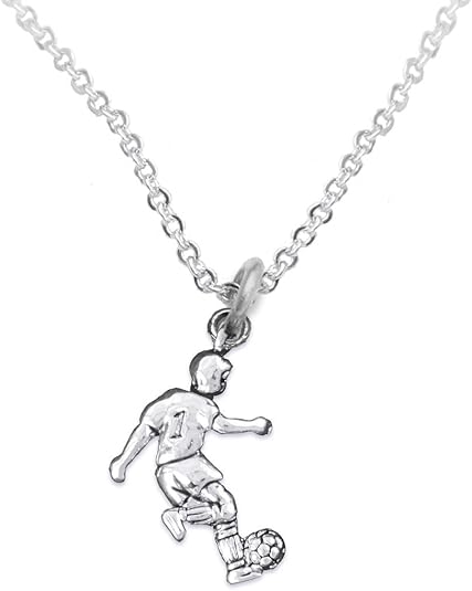 The, Soccer Player Jewelry Adjustable Necklace Hypoallergenic, Safe-Nickel, Lead Free