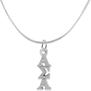 Alpha Sigma Alpha Hypoallergenic Safe Necklace Nickel, Lead, Cadmium Free