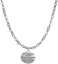 Saint Benedict Protective Charm, and Prayer, Protect Me from Harm, from Evil, from The Devil. Nickle, Lead Cadmium Free