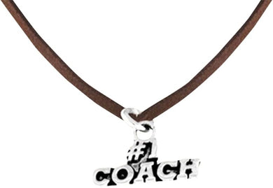 Swimming #1 Coach Necklace Adjustable Hypoallergenic, Safe-Nickel, Lead & Cadmium Free!