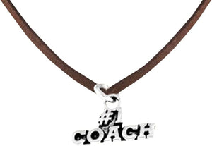 Swimming #1 Coach Necklace Adjustable Hypoallergenic, Safe-Nickel, Lead & Cadmium Free!