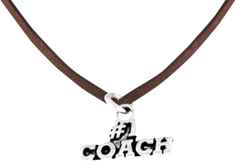 Swimming #1 Coach Necklace Adjustable Hypoallergenic, Safe-Nickel, Lead & Cadmium Free!