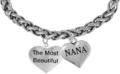 The Most Beautiful Nana, Hypoallergenic, Safe-Nickel, Lead, Cadmium Free