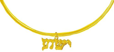 Messianic, New Exciting Style, Yeshua (Jesus in Hebrew) Named by an Angel of God, Adjustable 14KT Goldtone Choker Necklace, What A Wonderful Gift For Yourself, Or Someone Special