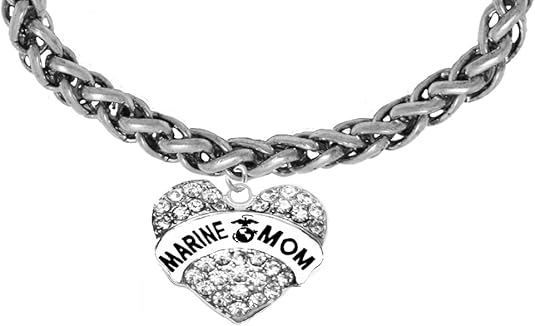 Marine Mom Hypoallergenic Wheat Chain Bracelet, Safe-Nickel, Lead, Cadmium Free