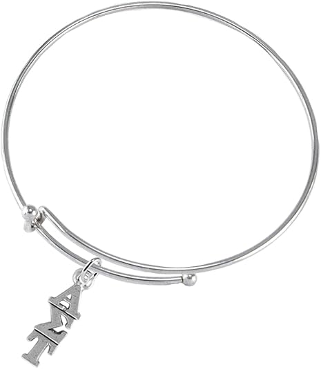 Alpha Sigma Tau Hypoallergenic Safe Adjustable Fits Anyone, Nickel, Lead, Cadmium Free