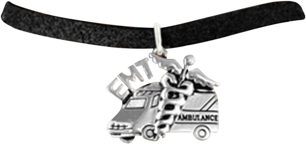 EMT, The Ambulance with EMT & Caduces Hypoallergenic, Safe-Nickel, Lead, and Cadmium Free