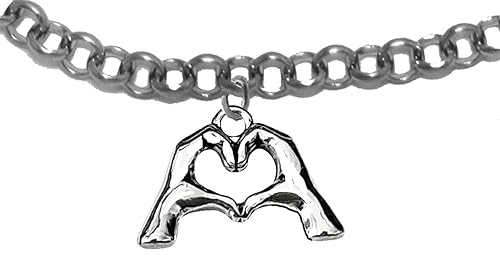 Birthday Gift, I Love You, Your Fingers And Hands Make A Heart And Say It All, I Love You, Adjustable Bracelet, What A Wonderful Gift For Yourself, Or Someone Special. Comes In A Black Velvet Bag