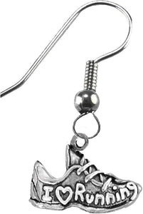 I Love Running Earring, Nickel, Lead, And Cadmium Free-Hypoallergenic