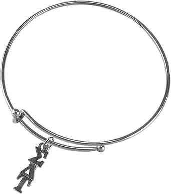 Sigma Delta Tau, Authorized Sorority Jewelry Manufacturer,Adjustable Thin Miracle Wire Bracelet, Hypoallergenic, Safe-No Nickel, No Lead, And No Poisonous Cadmium