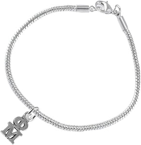 Phi Mu - Licensed Sorority Jewelry Manufacturer, Adjustable Snake Chain Bracelet, Hypoallergenic, Safe-No Nickel, No Lead, And No Poisonous Cadmium