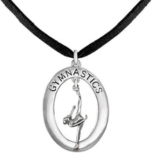 Gymnast One Leg Pose Necklace, Adjustable, Hypoallergenic, Nickel, Lead & Cadmium Free