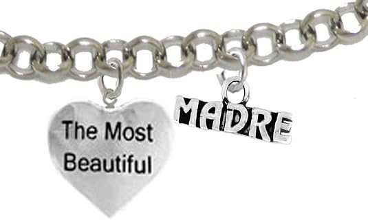 The Most Beautiful Madre, Adjustable, Hypoallergenic, Safe-Nickel, Lead, Cadmium Free