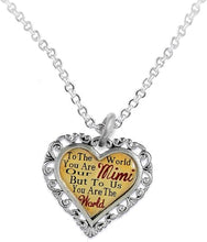 Mimi Heart Charm Necklace Hypoallergenic, Adjustable, Safe, Nickel, Lead & Cadmium Free!