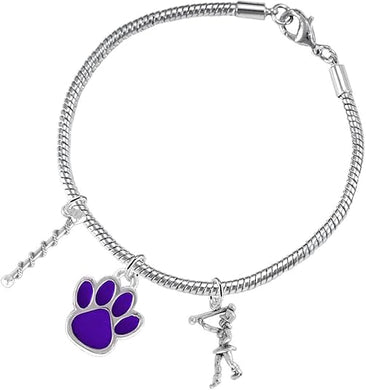 The, Majorette Jewelry Purple Paw Hypoallergenic Adjustable, Safe-Nickel, Lead Free