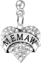 Memaw Charm Post Earring Hypoallergenic, Safe-Nickel, Lead & Cadmium Free!