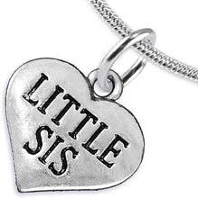 Little Sis Heart Charm Necklace Hypoallergenic, Adjustable, Safe, Nickel, Lead & Cadmium Free!