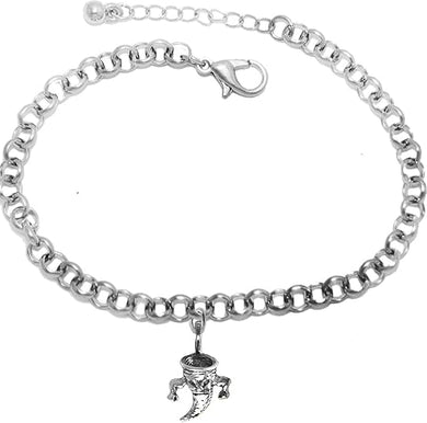 Hurricane, Tornado, Cyclone, Typhoon Silvertone Adjustable Rollo Chain Bracelet, Will Fit Everyone. What A Wonderful Gift For Yourself Or Someone Special. Hypoallergenic-Safe No Nickel, Lead, Or Cadmium In The Metal. Cardinali®Jewery ©2024
