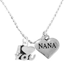 Nana I Love You Adjustable Curb Chain Necklace, Hypoallergenic, Safe-Nickel, Lead, Cadmium Free