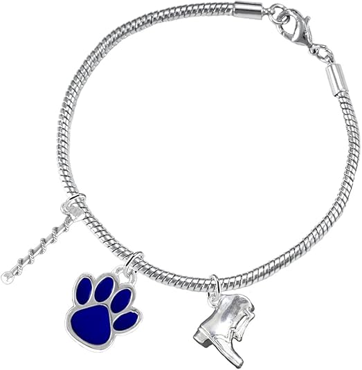 The, Majorette Jewelry Blue Paw Hypoallergenic Adjustable, Safe-Nickel, Lead Free
