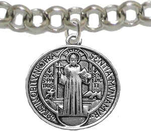 Saint Benedict Protect Me from Harm Prayer, from Evil, from The Devil. Nickle, Lead Cadmium Free