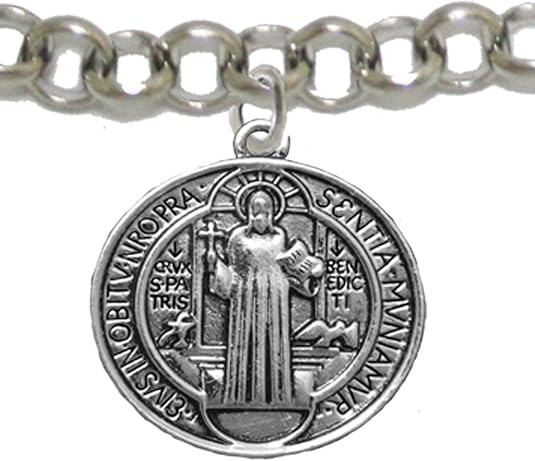 Saint Benedict Protect Me from Harm Prayer, from Evil, from The Devil. Nickle, Lead Cadmium Free