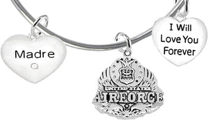 Madre, I Will Love You Forever, Air Force Hypoallergenic, Safe-Nickel Free, No Poisonous Lead Or Cadmium