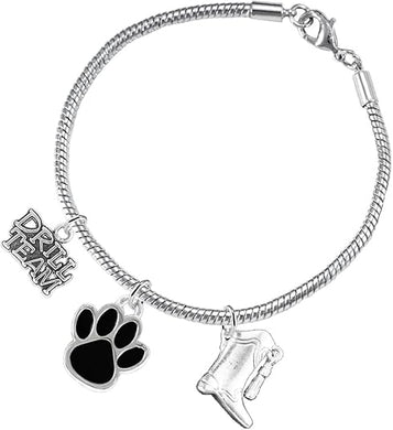 The, Drill Team Jewelry Black Paw Hypoallergenic Adjustable, Safe-Nickel, Lead Free