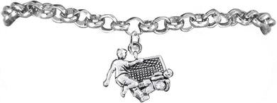 The, Soccer Goalie Jewelry Bracelet Hypoallergenic, Safe-Nickel, Lead Free
