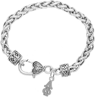 Alpha Phi - Licensed Sorority Jewelry Manufacturer, Hypoallergenic Safe Lavalier Bracelet