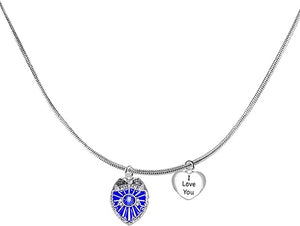 Policeman's, I Love You, Adjustable Necklace, Hypoallergenic, Safe-Nickel Free, No Poisonous Lead Or Cadmium.