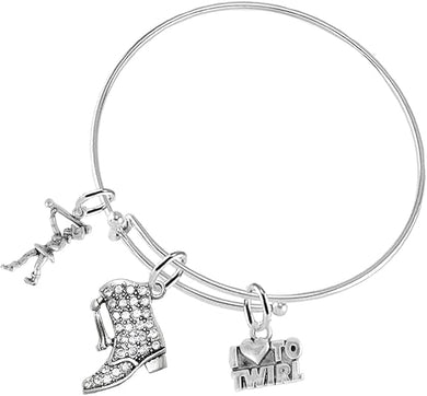 Drill 3 Charm Bracelet Hypoallergenic, Safe-Nickel, Lead & Cadmium Free!
