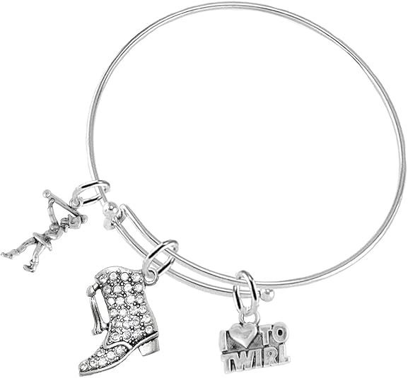 Drill 3 Charm Bracelet Hypoallergenic, Safe-Nickel, Lead & Cadmium Free!