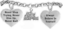 Theater Drama Bracelet., #1 Actress, Never Give Up Hypoallergenic Adjustable, Nickle and Lead Free